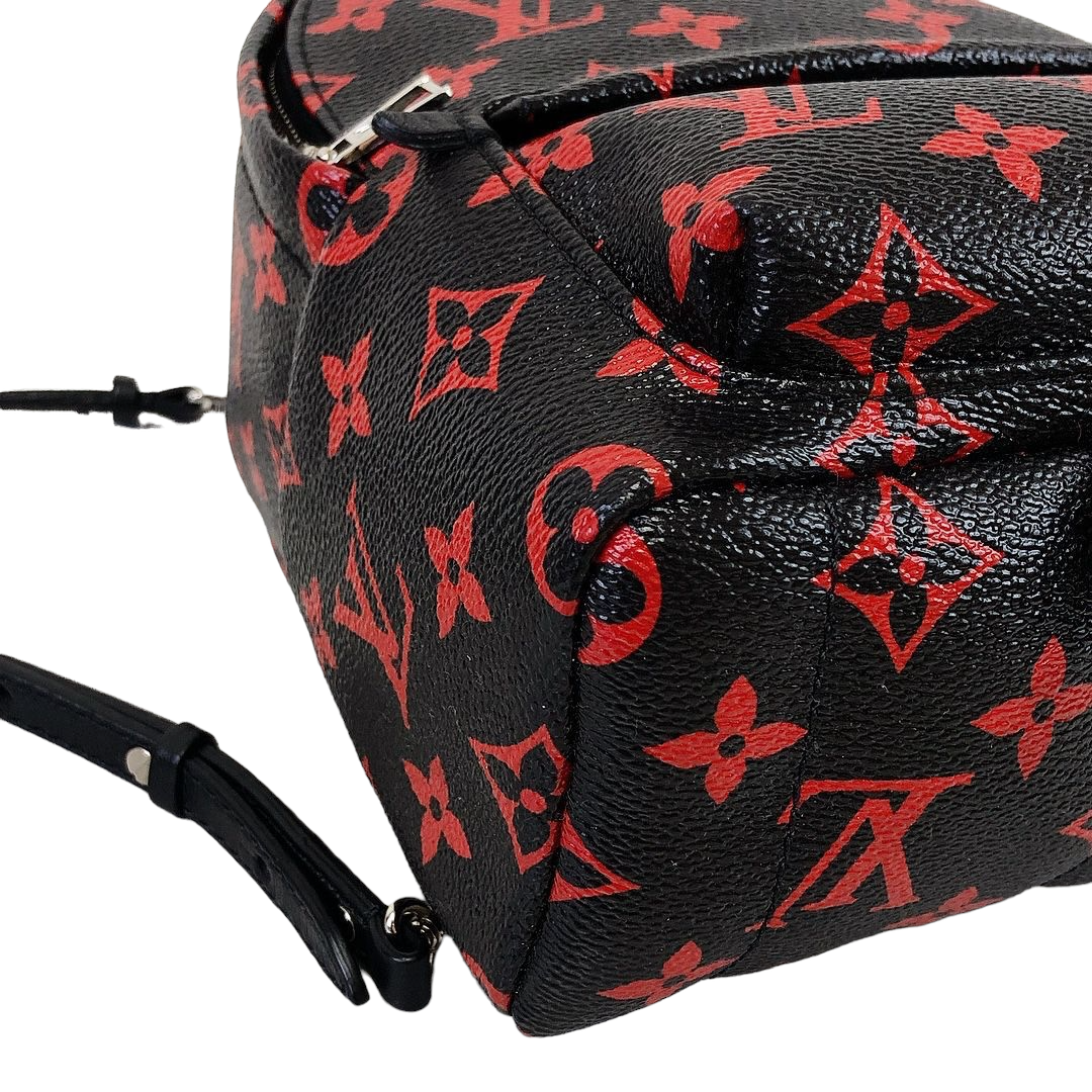 black and red louis vuitton mini backpack Mini Palm Springs Infrarouge Canvas GHW – Bag Religion