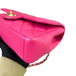 Mademoiselle Chic Mini Pink Lambskin GHW