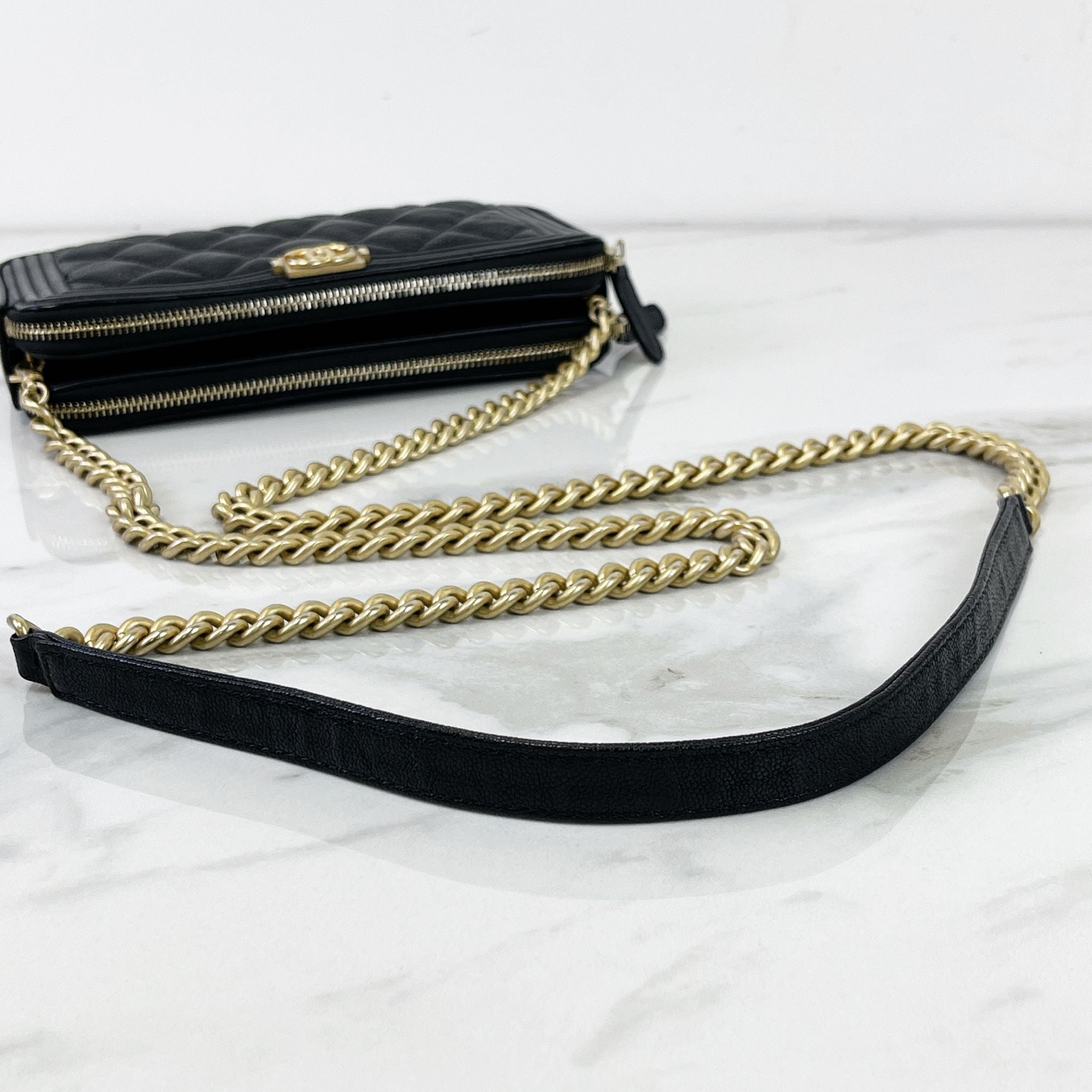 Double Zip WOC Boy Black GHW – Bag Religion