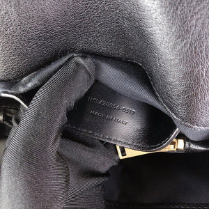 Quilted Medium College Black GHW