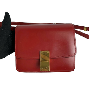 Classic Box Mini Smooth Calfskin Red GHW