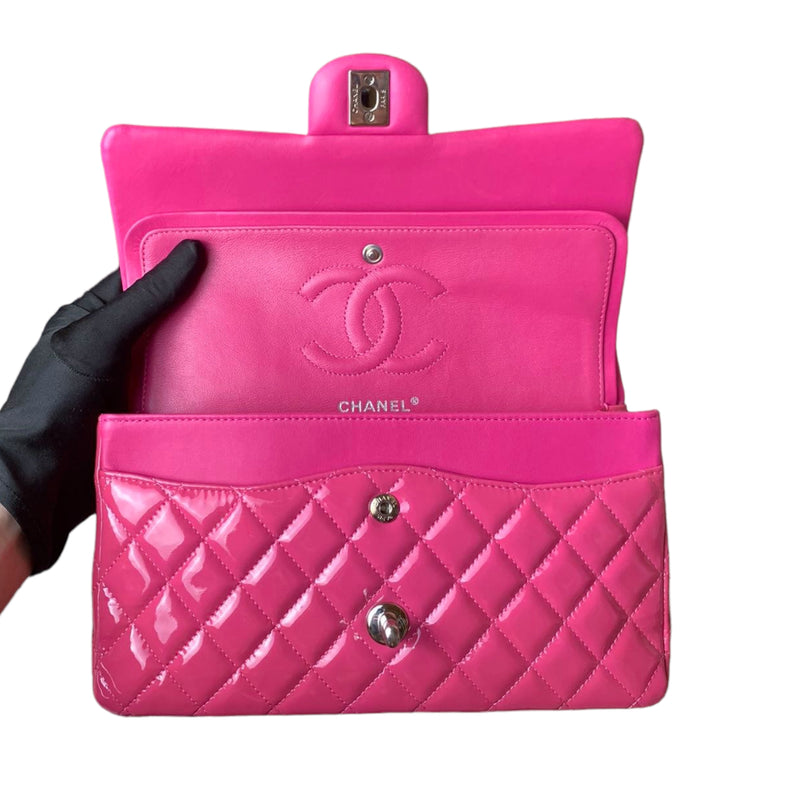 Classic Flap Medium Patent Pink SHW