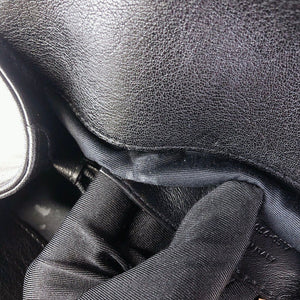 Quilted Medium College Black GHW