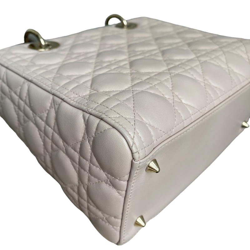 Lady Dior Medium Pink Lambskin GHW