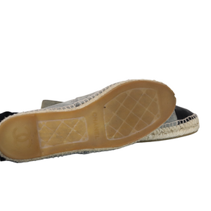 Espadrilles Green Black Toe Cap 37