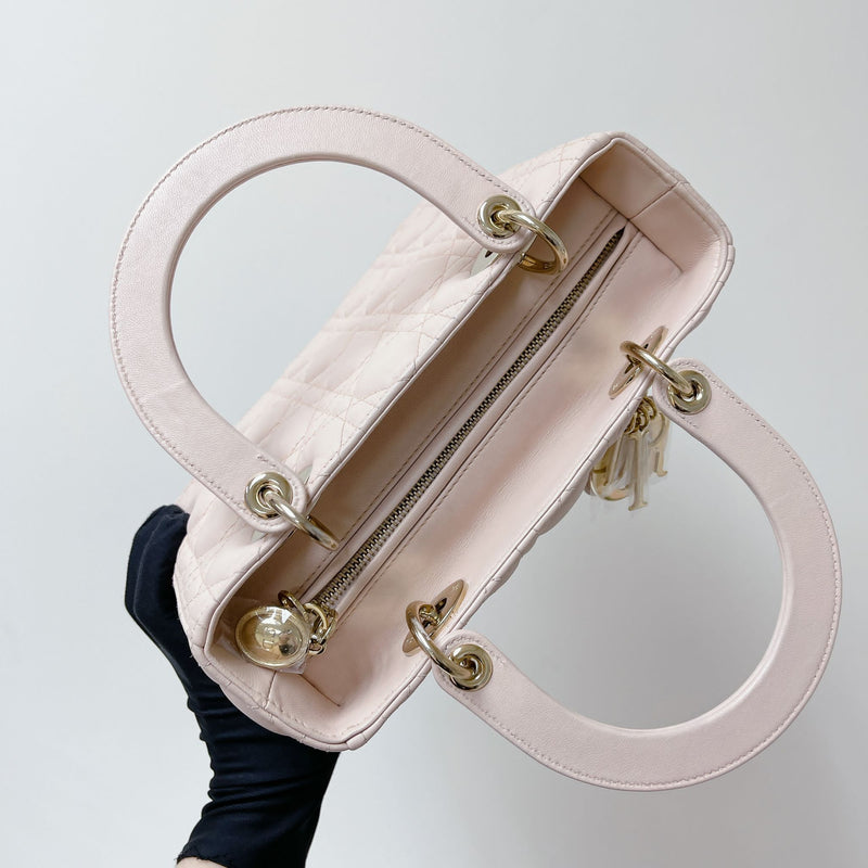 Lady Dior Medium Pink with GHW