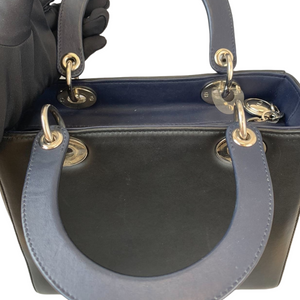 Medium Lady Dior Embroidered Black GHW