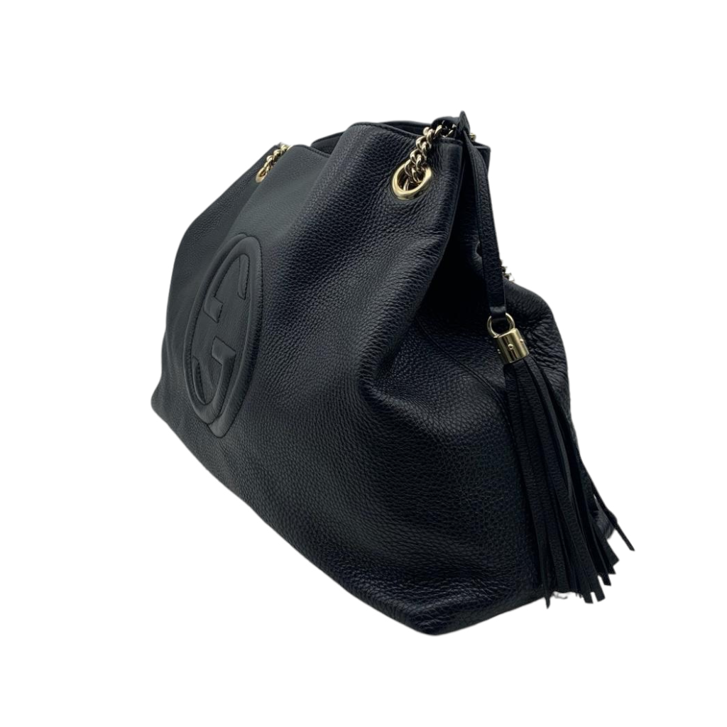 Gucci Soho Chain Leather Tote Bag Bag Religion