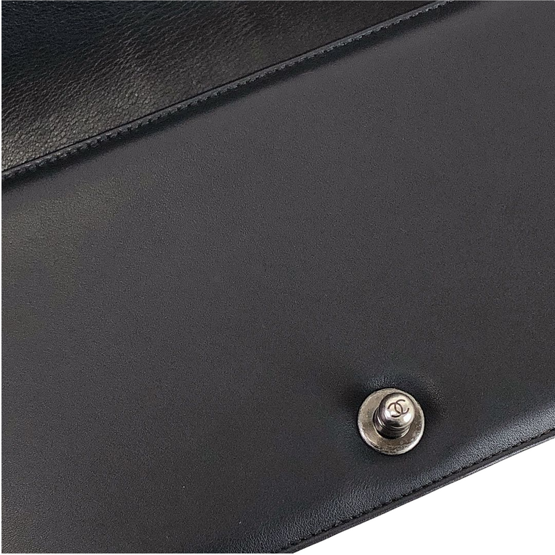 Boy Old Medium Calfskin Black RHW