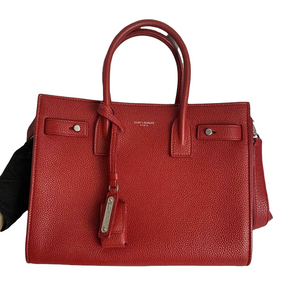 Sac De Jour Baby Pebbled Red SHW
