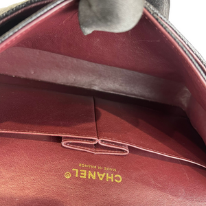 Medium Classic Flap Caviar Black GHW