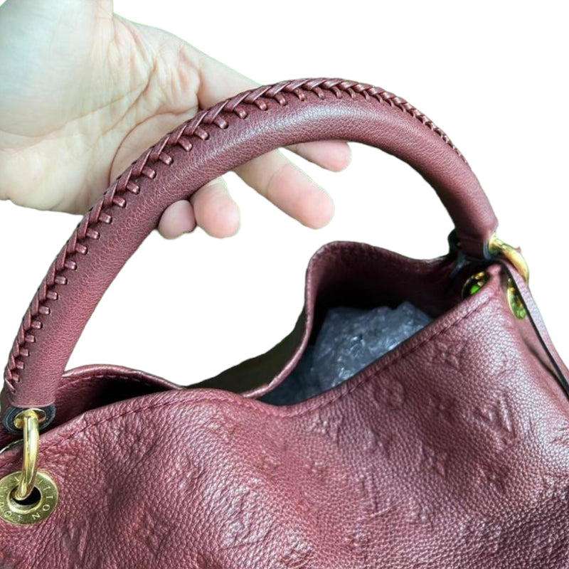 Artsy MM Empreinte Burgundy GHW