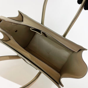 Micro Luggage Smooth Calfskin Beige