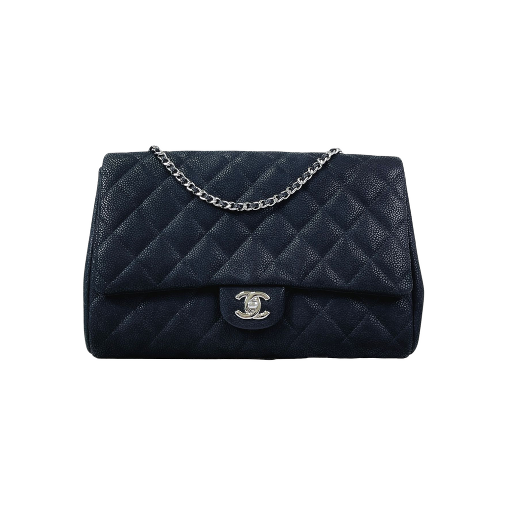Timeless Clutch in Caviar Leather Black SHW