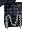 Chain Cassette Bag Leather Black SHW