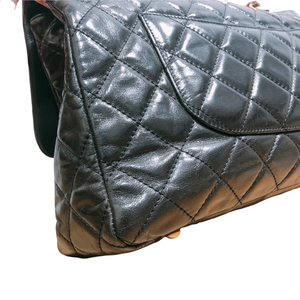 Castle Rock Glazed Calfskin Black GHW
