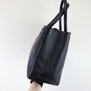 Executive Cerf Tote Caviar Black SHW