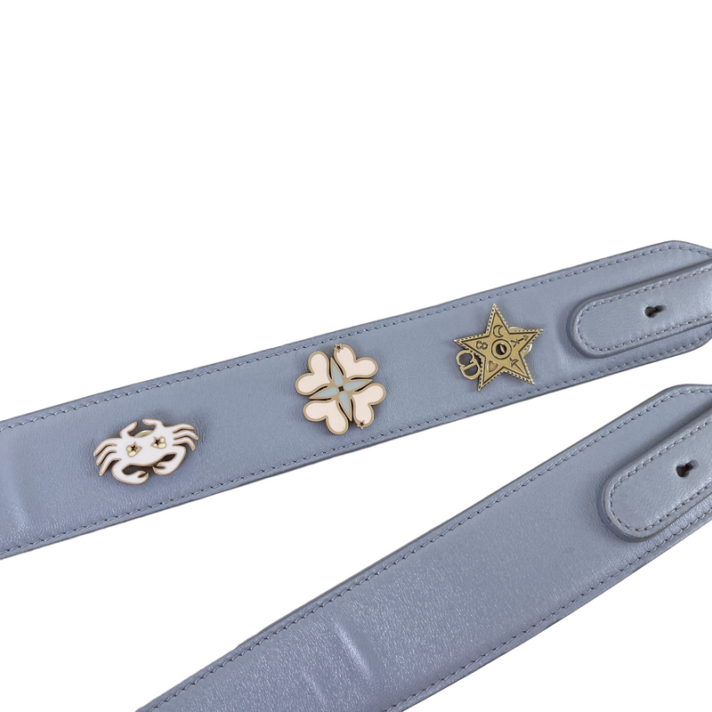 My Lady Dior Lambskin Small Blue GHW