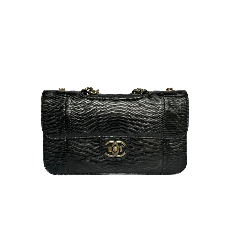 Shop authentic Chanel Lizard Perfect Edge Double Flap Bag at revogue for  just USD 4,900.00