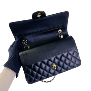 Classic Flap Medium Lambskin Black GHW