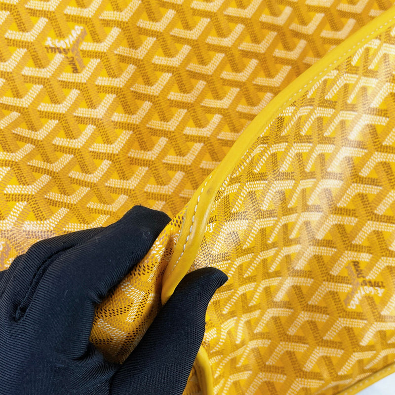 Goyard Saint Léger Backpack Yellow