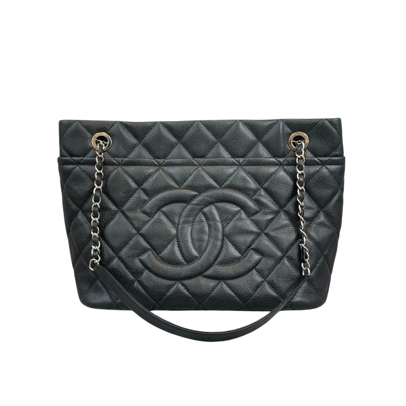 Chanel Grand Soft Shopper Tote in Black Quilted Calfskin with