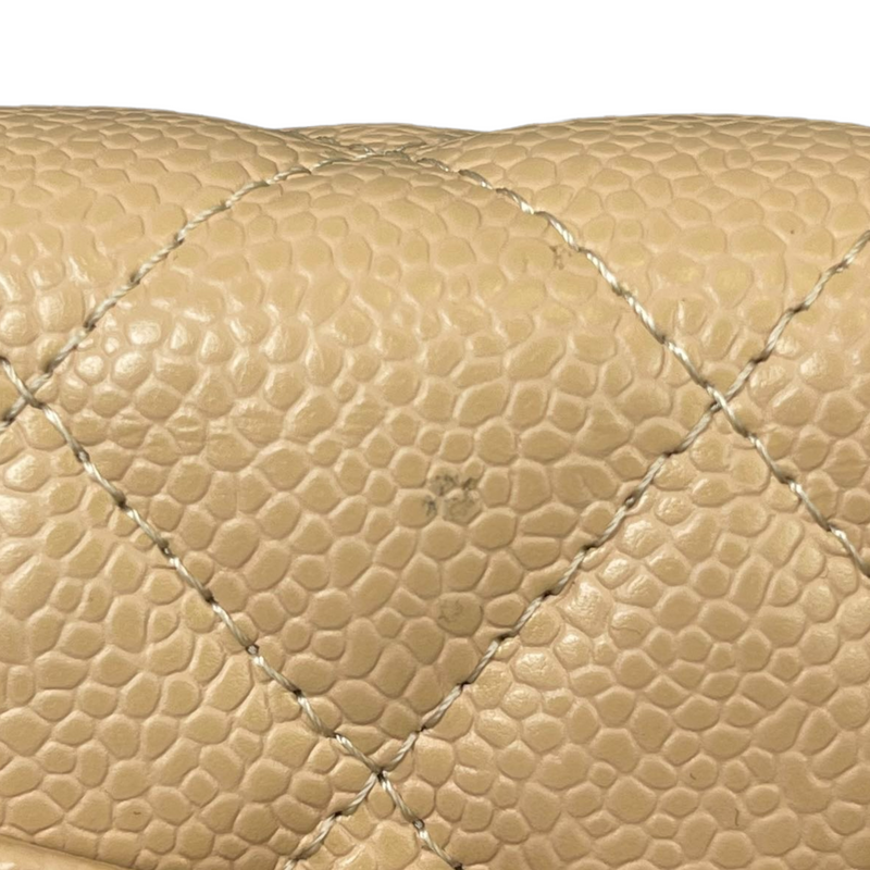 WOC Quilted Caviar Beige GHW