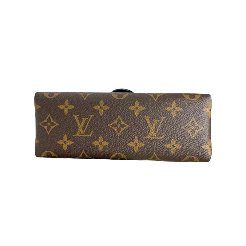 Louis Vuitton Black, Brown, Pattern Print Monogram LOCKY Bb w/ Strap