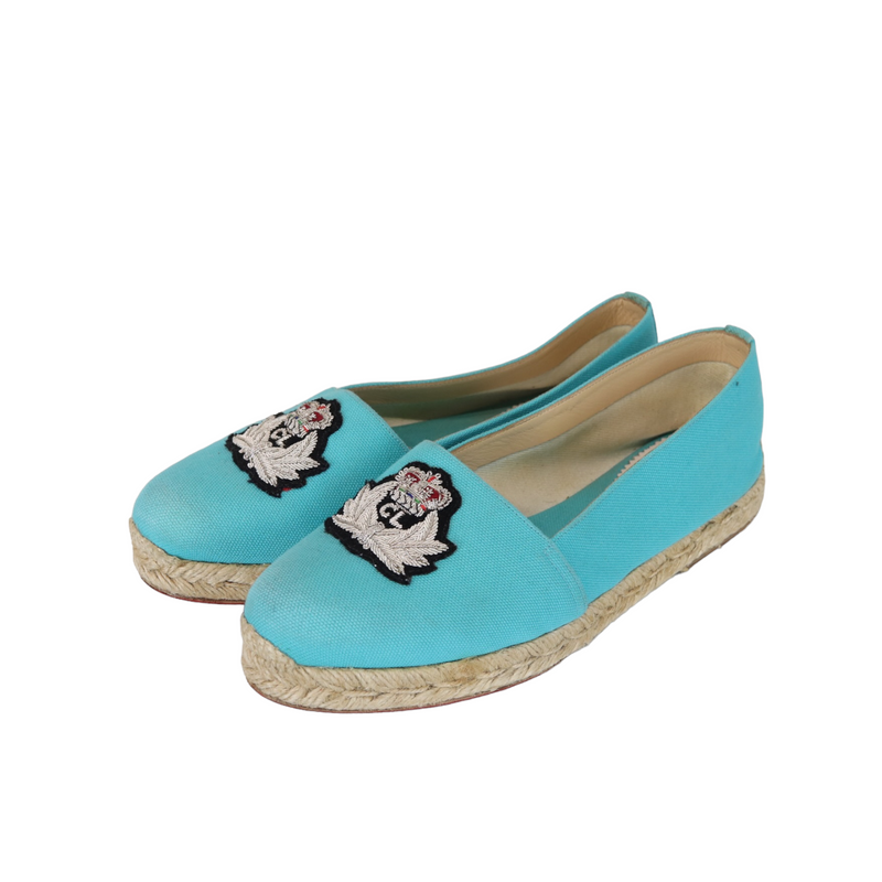 Flat Espadrilles Blue 37