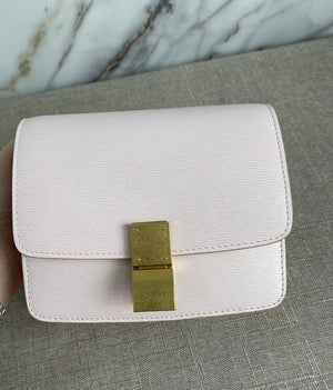 Box Calfskin Small Classic Light Pink GHW
