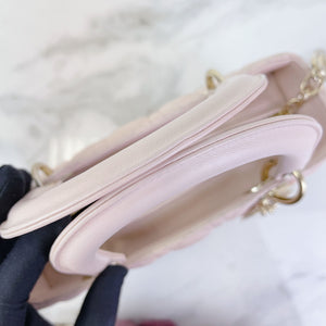 Lady Dior Medium Pink with GHW