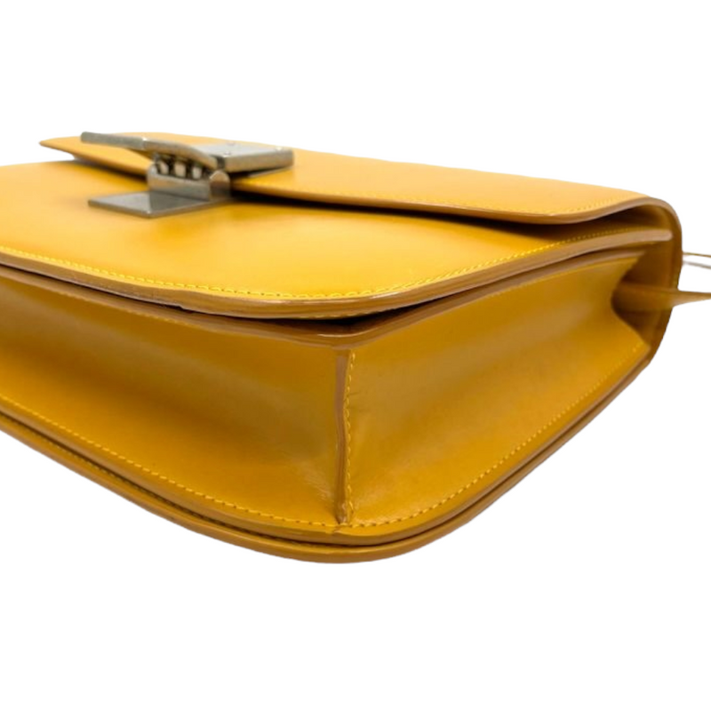 Medium Classic Box Calfskin Yellow RHW