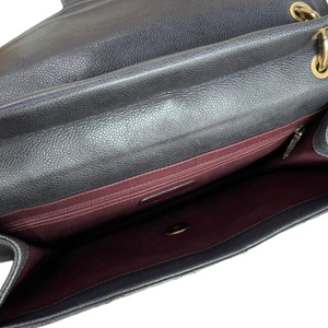Seasonal Quilted Flap Black GHW