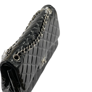 Double Flap Jumbo Patent Black SHW