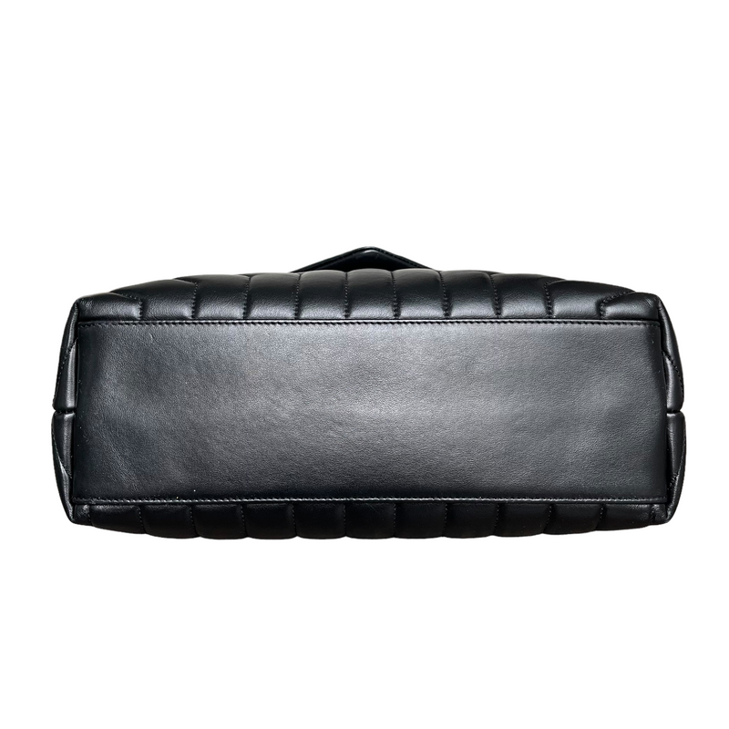 Medium Lou Lou Y Quilted Calfskin Black SHW