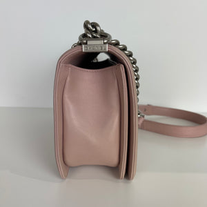 Le Boy Lambskin Old Medium Pink SHW