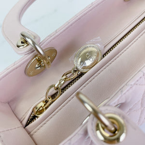 Lady Dior Medium Pink with GHW