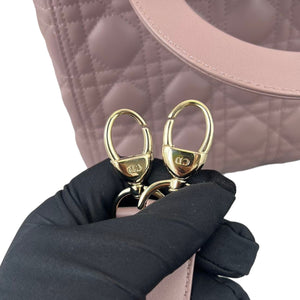 Lady Dior Lambskin Medium Taupe Flap GHW