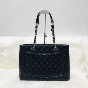 Chanel Black Caviar GST in Black with SHW