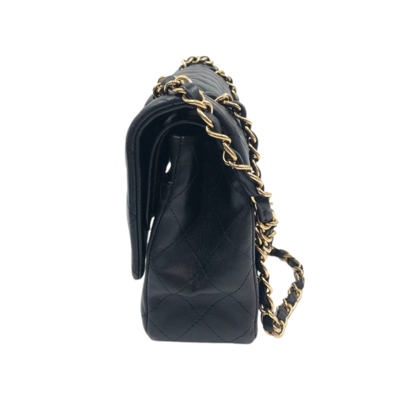 Classic Flap Medium Lambskin Black GHW