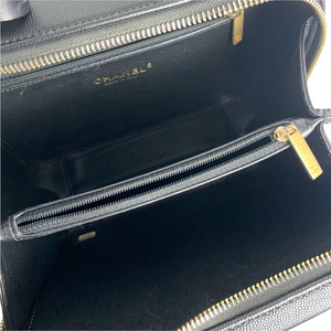 CC Filigree Medium Caviar Vanity Black GHW