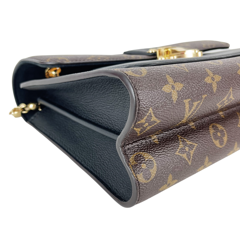 LOUIS VUITTON Monogram Canvas Noir Victoire Shoulder Bag