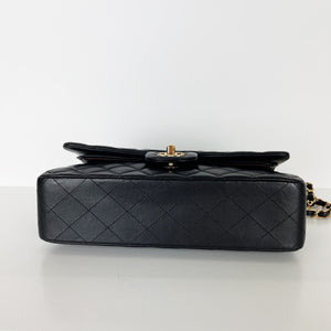 Classic Flap Medium Lambskin Black GHW
