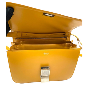 Medium Classic Box Calfskin Yellow RHW