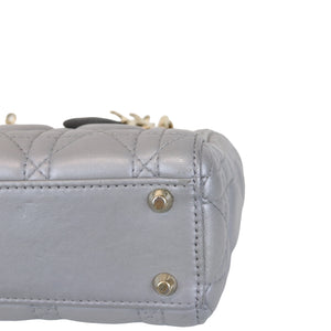 Mini Lady Dior Pearl Grey GHW