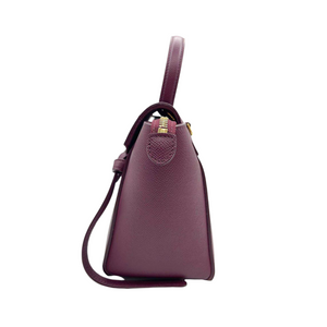 Nano Belt Bag Calfskin Burgundy GHW