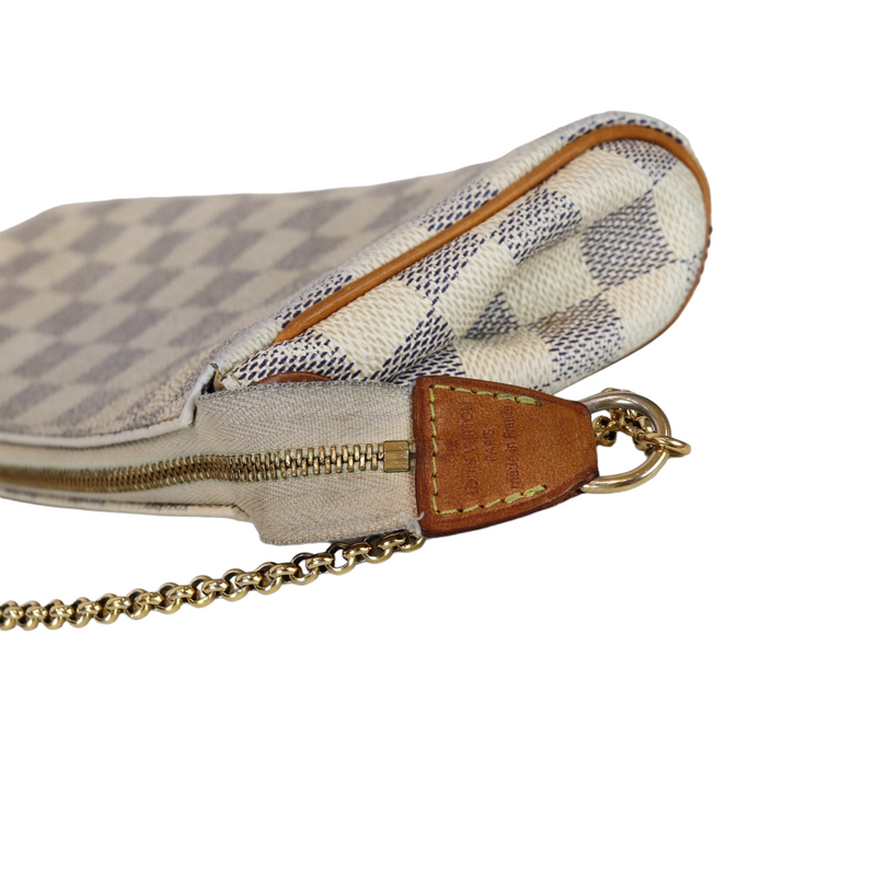 Louis Vuitton Eva Crossbody Bag Damier Azur GHW