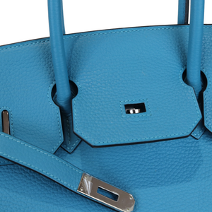 Birkin 35 Turquoise Clemence PHW