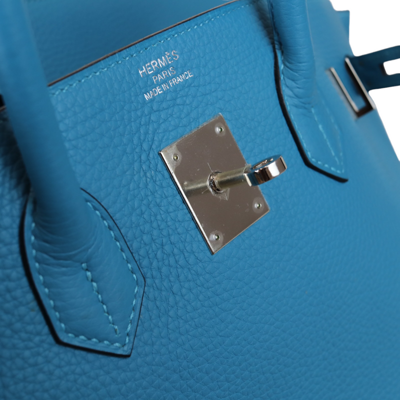 Birkin 35 Turquoise Clemence PHW