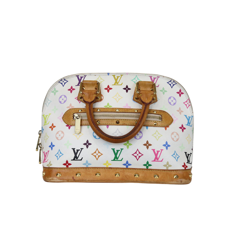 Monogram Multicolor Alma PM White GHW